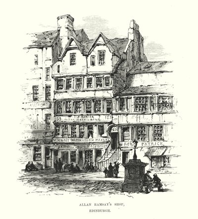 Tienda de Allan Ramsay, Edimburgo de Samuel Read